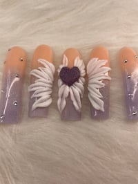Image 4 of Acrylics ANGEL HEART WINGS SET 