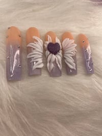 Image 5 of Acrylics ANGEL HEART WINGS SET 