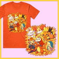 Image 2 of Fire Starter Pokemon T-shirt