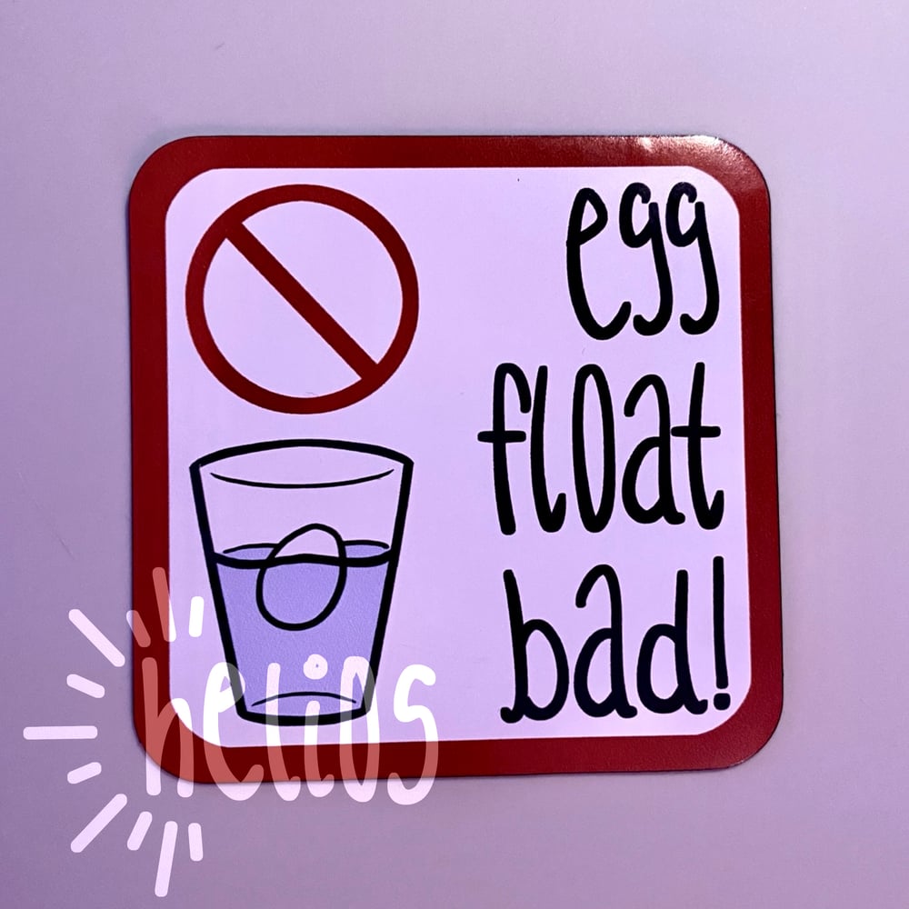 Image of egg float bad! Magnet