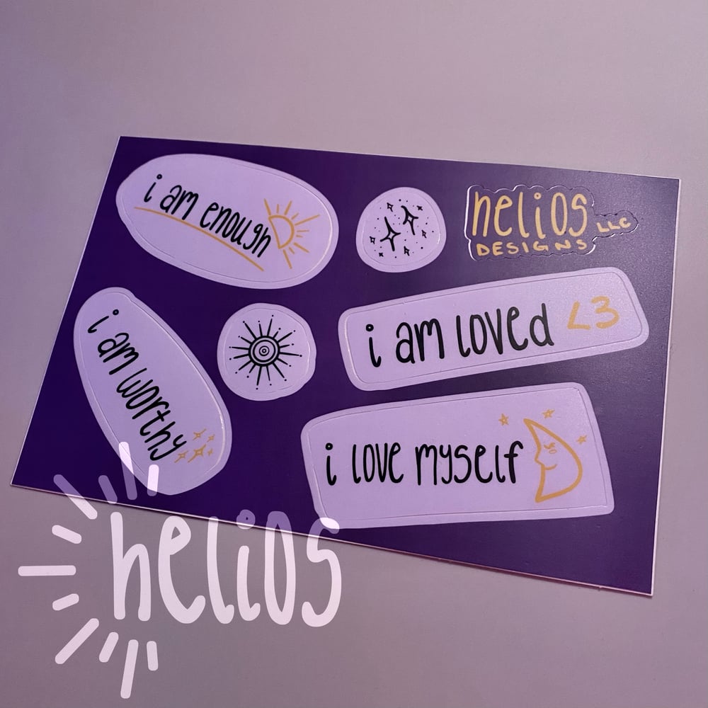 Image of Affirmations Sticker Sheet