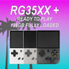 RG35XX Plus + Handheld Console 128GB Ready to Play + Fully Loaded