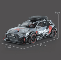 Image 2 of 1:24 Audi RS6 DTM Quattro Modified Vehicle Alloy Toy Car Model