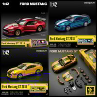 Image 1 of 1/42 2018 Ford Mustang GT Alloy Model Car Diecast Metal Assembly Modification Series Miniature Vehic