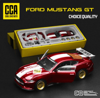 Image 2 of 1/42 2018 Ford Mustang GT Alloy Model Car Diecast Metal Assembly Modification Series Miniature Vehic