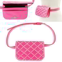 Image 2 of Fuchsia Quilted Belt Bag