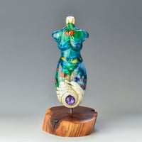 Image 1 of XXXL. Clownfish Coral Reef Goddess - Flamework Glass Sculpture