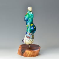 Image 3 of XXXL. Clownfish Coral Reef Goddess - Flamework Glass Sculpture