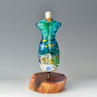 Image 4 of XXXL. Clownfish Coral Reef Goddess - Flamework Glass Sculpture