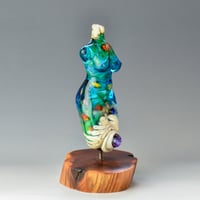 Image 5 of XXXL. Clownfish Coral Reef Goddess - Flamework Glass Sculpture