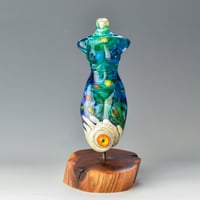 Image 1 of XXXL. Sunny Coral Reef Goddess - Flamework Glass Sculpture