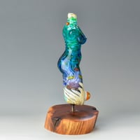 Image 3 of XXXL. Sunny Coral Reef Goddess - Flamework Glass Sculpture