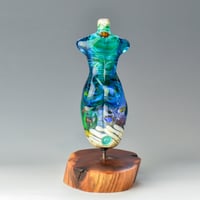 Image 4 of XXXL. Sunny Coral Reef Goddess - Flamework Glass Sculpture