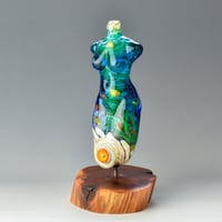Image 5 of XXXL. Sunny Coral Reef Goddess - Flamework Glass Sculpture
