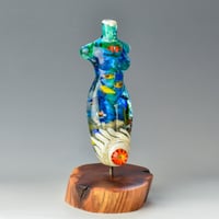 Image 5 of XXXL. Bright Clownfish Coral Reef Goddess - Flamework Glass Sculpture