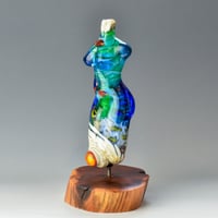 Image 2 of XXXL. Tall Tropical Reef Goddess - Flamework Glass Sculpture Bead