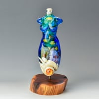 Image 1 of XXXXL. Tall Coral Reef Goddess - Flamework Glass Sculpture