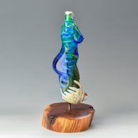 Image 3 of XXXXL. Tall Coral Reef Goddess - Flamework Glass Sculpture