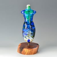 Image 4 of XXXXL. Tall Coral Reef Goddess - Flamework Glass Sculpture