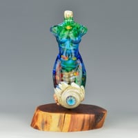 Image 1 of XXXXL. Statuesque Coral Reef Goddess - Flamework Glass Sculpture