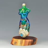Image 2 of XXXXL. Statuesque Coral Reef Goddess - Flamework Glass Sculpture