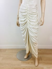 Image 3 of Vintage 1980s Strapless Ruched Dress