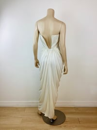 Image 5 of Vintage 1980s Strapless Ruched Dress