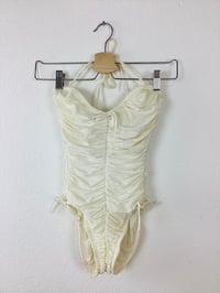 Image 5 of Vintage 1980s Yves Saint Laurent Ruched Swimsuit