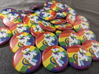 Image 1 of Rainbow Pride - Starshine - G1 My Little Pony 32mm badges