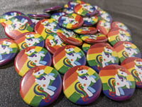 Image 3 of Rainbow Pride - Starshine - G1 My Little Pony 32mm badges