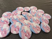 Image 2 of Transgender Pride - Milky Way - G1 My Little Pony 32mm badge