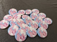 Image 3 of Transgender Pride - Milky Way - G1 My Little Pony 32mm badge