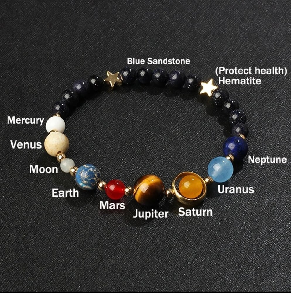 Image of Solar system Chakra healing bracelet