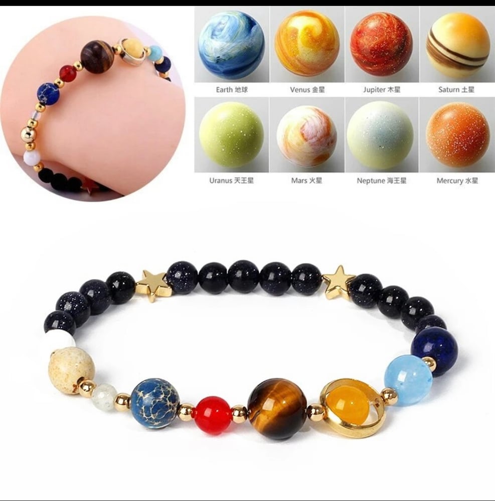 Image of Solar system Chakra healing bracelet