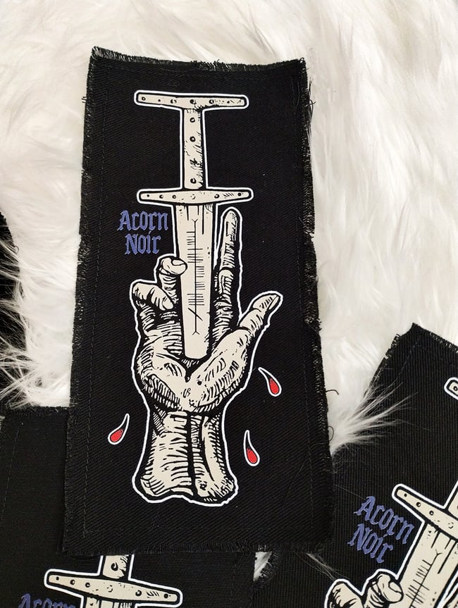  Dagger hand Patch