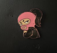 Ski Mask Girly Enamel Pin