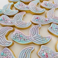 Image 1 of Mermaid Tail Cookies 🧜‍♀️