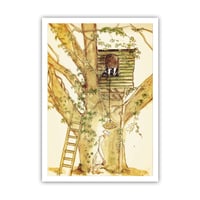 Image 1 of Postkaart boomhut