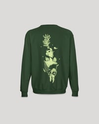 Image 2 of Scarecrow Crewneck: Bottle Green