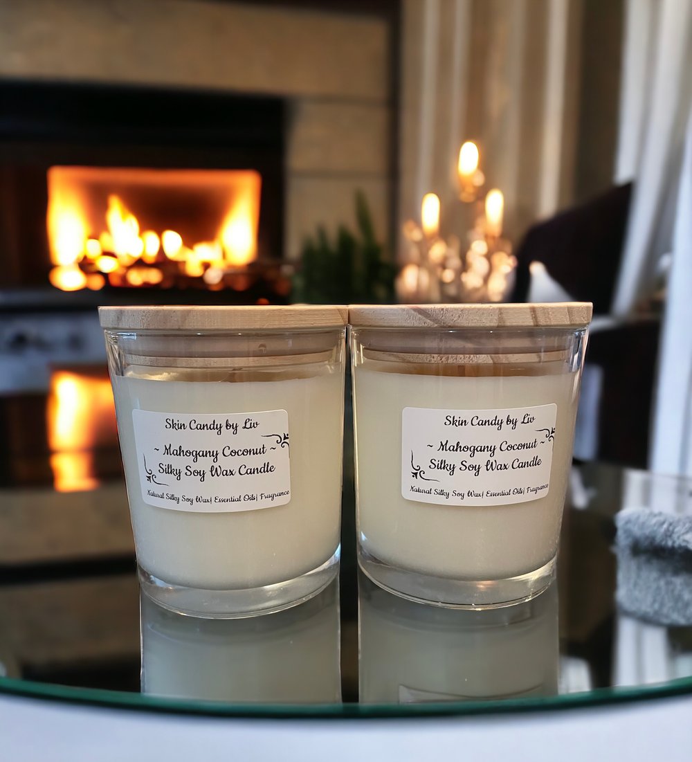 Mahogany Coconut Silky Soy Wax Candle