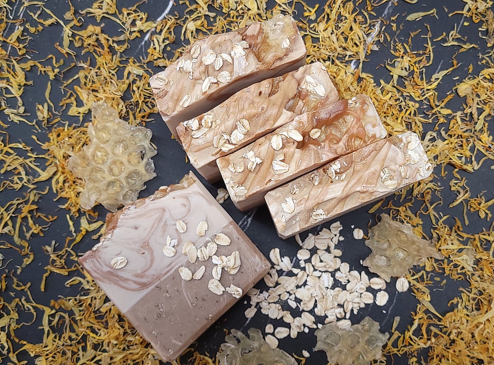 Image of The Bees' Knees Oatmeal Milk And Honey Soap