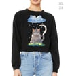 JERA CAT CROPPED FLEECE  