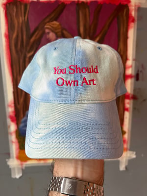 Blue And Sort Of Green You Should Own Art Hat