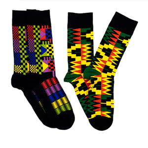 Image of Afropop socks - Black