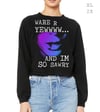 WARE R YEWWWW CROPPED FLEECE 