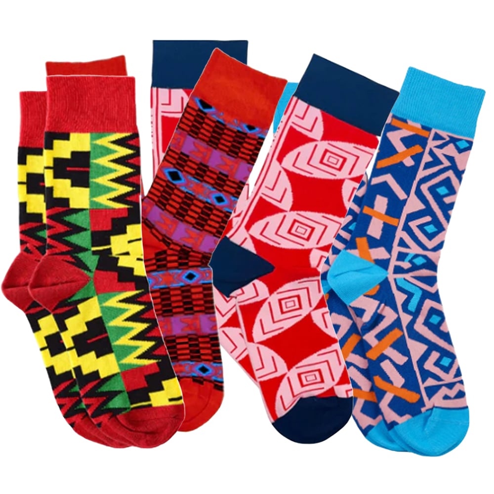 Image of Afropop socks - Red