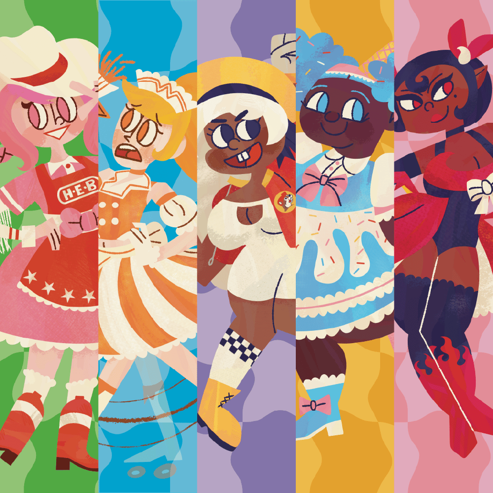 Image of Tasty Texas Girls Mini Prints
