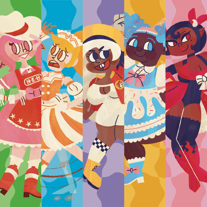 Image of Tasty Texas Girls Mini Prints