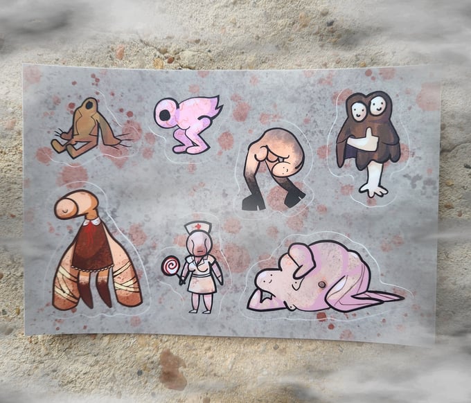 Image of Silent Hill Monster Sticker Set