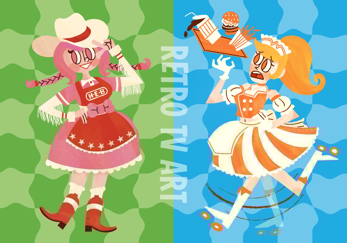 Image of Tasty Texas Girls Mini Prints